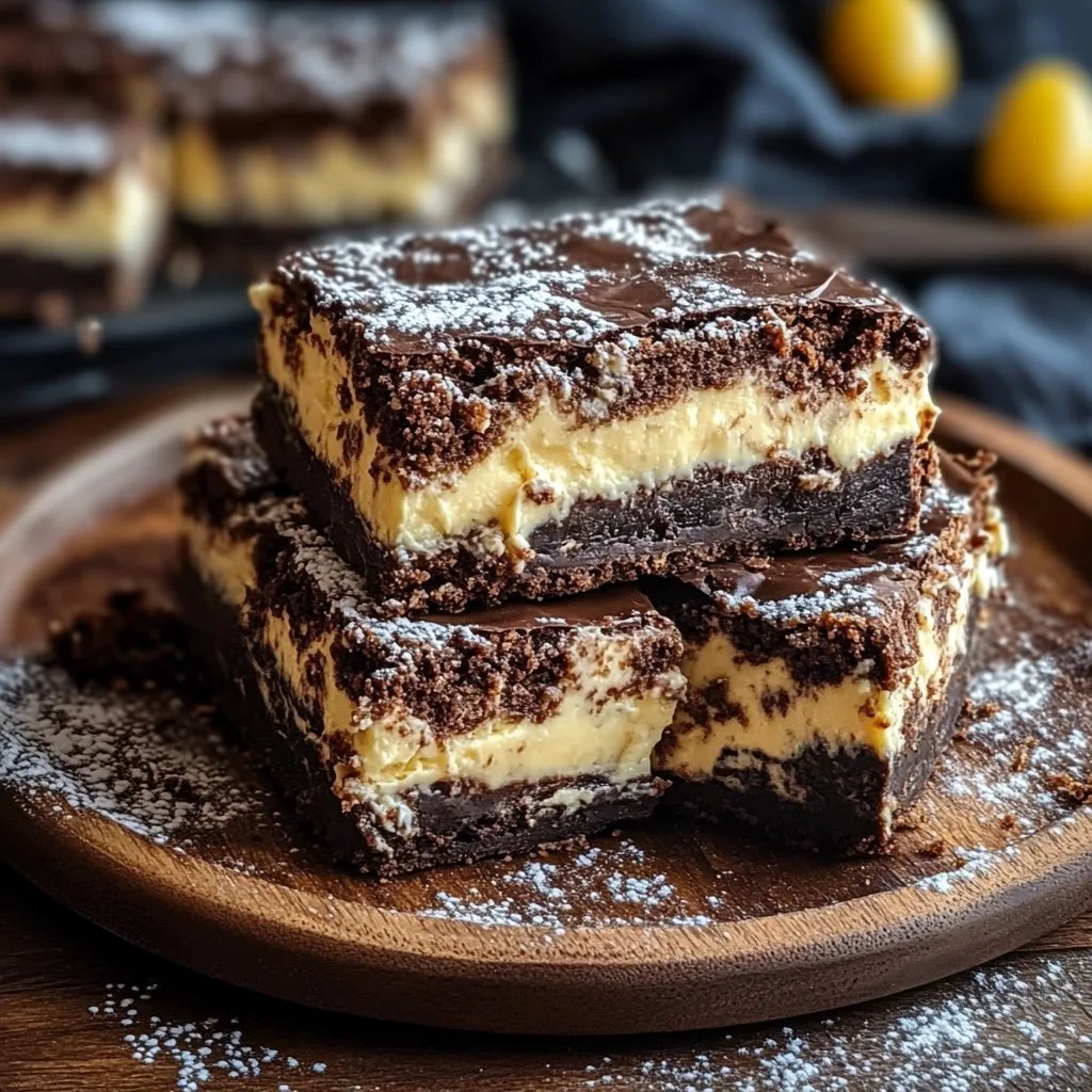 Köstliche Käsekuchen-Brownies