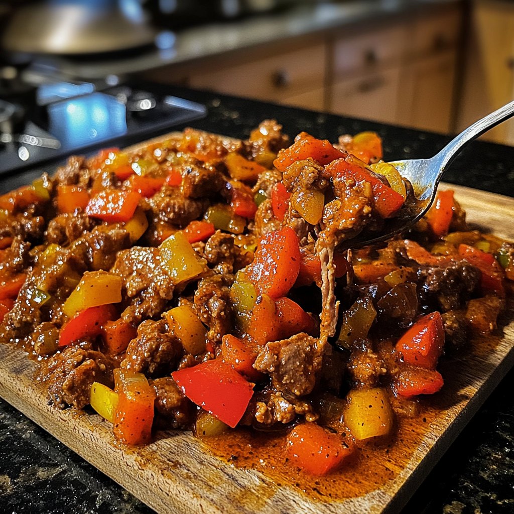 Hackfleisch Pfanne rustikal einfach