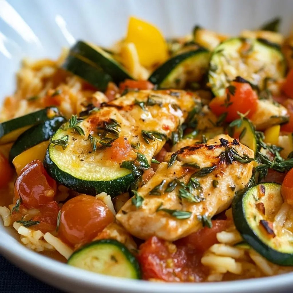 Zucchini-Tomaten-Reis