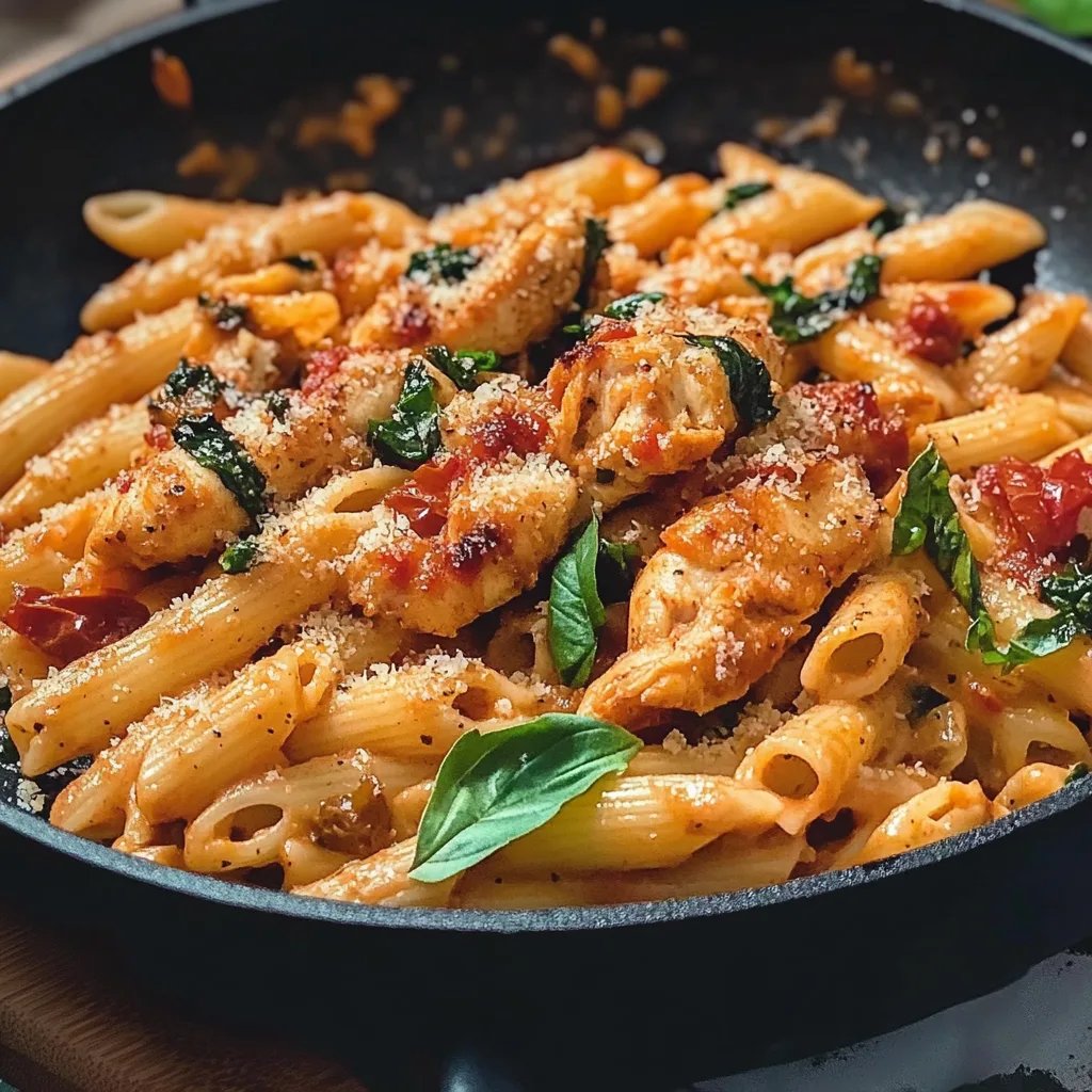 Sun Dried Tomato Chicken Pasta