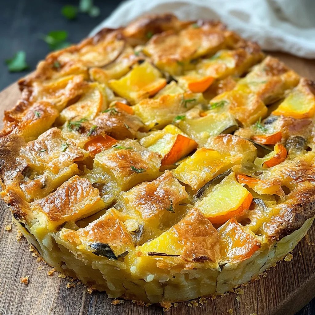 Gemüse-Kartoffel-Kuchen