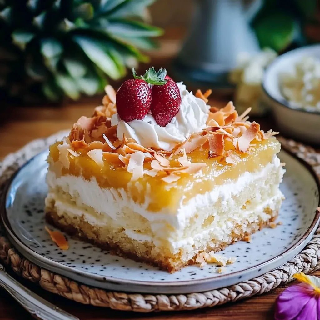 Ananas-Kokos-Traumkuchen